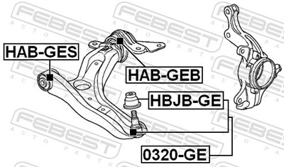 FEBEST HBJB-GE EAN: 4056111057767.