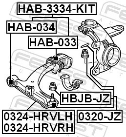 FEBEST HBJB-JZ EAN: 4056111010069.