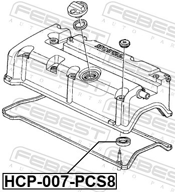 FEBEST HCP-007-PCS8 EAN: 4056111131221.