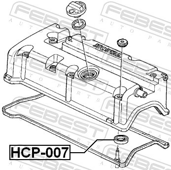 FEBEST HCP-007 EAN: 4056111102344.