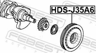 FEBEST HDS-J35A6 EAN: 4056111115306.