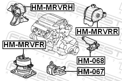 FEBEST HM-MRVRH EAN: 4056111045467.
