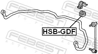 FEBEST HSB-GDF EAN: 4056111030548.