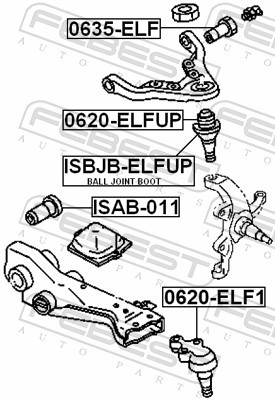 FEBEST ISBJB-ELFUP EAN: 4056111014913.