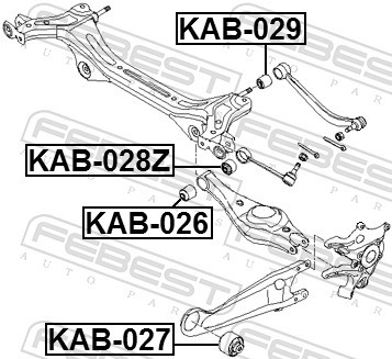 FEBEST KAB-026 EAN: 4056111080314.