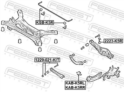 FEBEST KAB-K5RL EAN: 4056111168203.