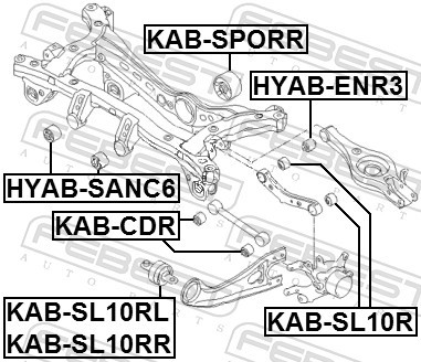 FEBEST KAB-SL10RL EAN: 4056111077451.