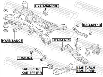 FEBEST KAB-SPF1RL EAN: 4056111148014.
