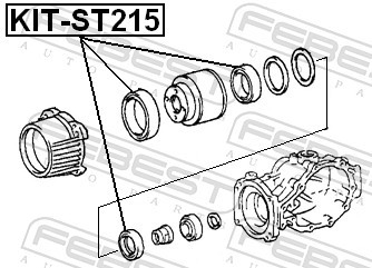 FEBEST KIT-ST215 EAN: 4056111096582.