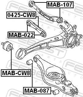 FEBEST MAB-022 EAN: 4056111000558.