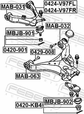 FEBEST MAB-031 EAN: 4056111004341.