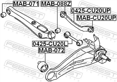 FEBEST MAB-CU20UP EAN: 4056111014500.