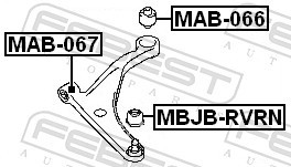 FEBEST MBJB-RVRN EAN: 4056111024998.