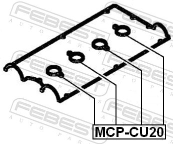 FEBEST MCP-CU20 EAN: 4056111059785.