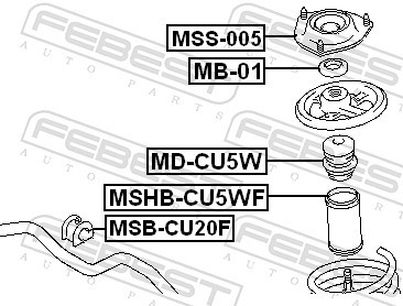 FEBEST MD-CU5W EAN: 4056111041865.