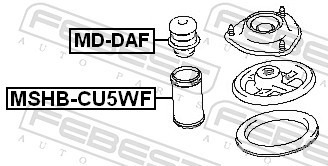 FEBEST MD-DAF EAN: 4056111017532.
