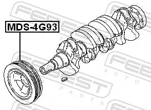 FEBEST MDS-4G93 EAN: 4056111026275.