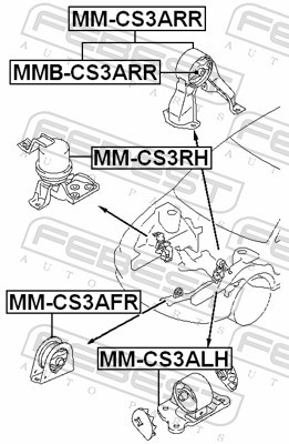 FEBEST MM-CS3ARR EAN: 4056111018843.