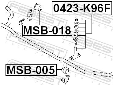 FEBEST MSB-005 EAN: 4056111008141.