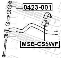 FEBEST MSB-CS5WF EAN: 4056111037936.