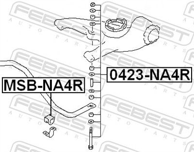 FEBEST MSB-NA4R EAN: 4056111026886.