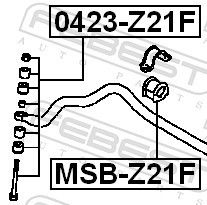 FEBEST MSB-Z21F EAN: 4056111033860.