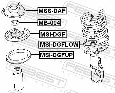 FEBEST MSS-DAF EAN: 4056111025445.