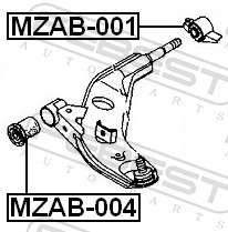 FEBEST MZAB-004 EAN: 4056111001586.
