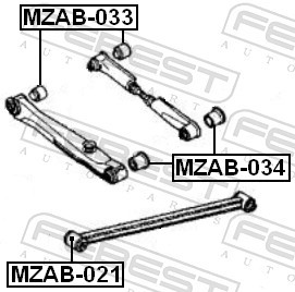 FEBEST MZAB-033 EAN: 4056111010724.