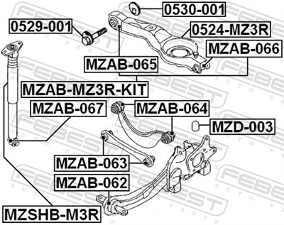 FEBEST MZAB-062 EAN: 4056111013244.