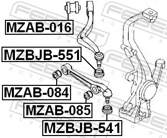 FEBEST MZBJB-541 EAN: 4056111005843.