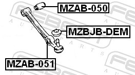 FEBEST MZBJB-DEM EAN: 4056111010410.