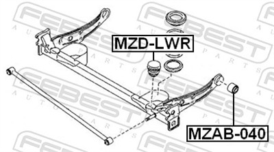 FEBEST MZD-LWR EAN: 4056111052571.