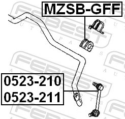 FEBEST MZSB-GFF EAN: 4056111057958.