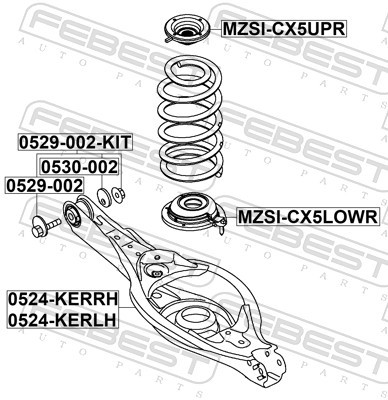 FEBEST MZSI-CX5UPR EAN: 4056111178790.