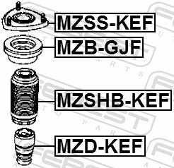 FEBEST MZSS-KEF EAN: 4056111110264.