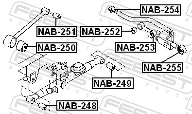FEBEST NAB-252 EAN: 4056111031224.