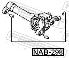 FEBEST NAB-298 EAN: 4056111077109.