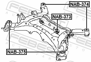 FEBEST NAB-375 EAN: 4056111130484.
