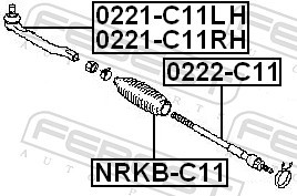 FEBEST NRKB-C11 EAN: 4056111059952.