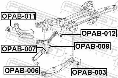 FEBEST OPAB-008 EAN: 4056111095226.