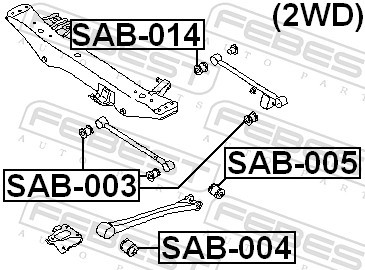 FEBEST SAB-004 EAN: 4056111001524.
