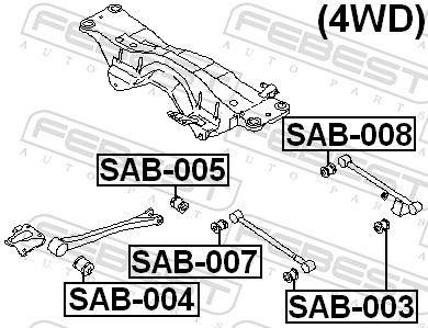 FEBEST SAB-008 EAN: 4056111000275.