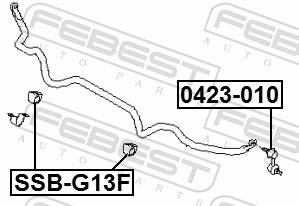 FEBEST SSB-G13F EAN: 4056111120010.