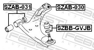 FEBEST SZAB-030 EAN: 4056111029863.