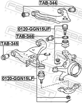 FEBEST TAB-344 EAN: 4056111063164.