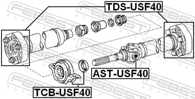 FEBEST TCB-USF40 EAN: 4056111100159.