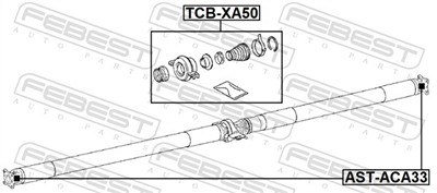 FEBEST TCB-XA50 EAN: 4056111183497.