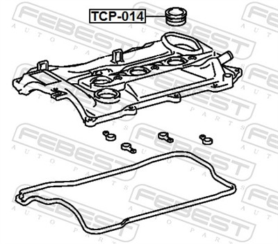 FEBEST TCP-014 EAN: 4056111189703.
