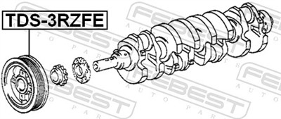 FEBEST TDS-3RZFE EAN: 4056111085418.